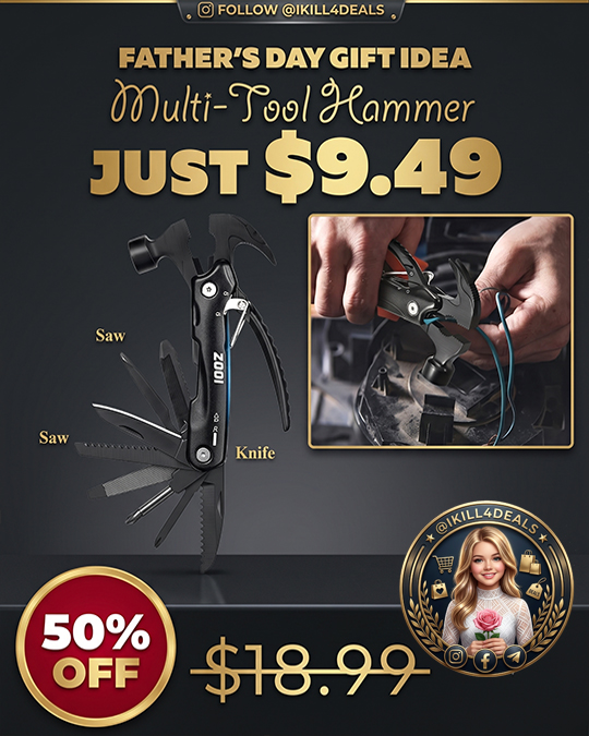 Multi-Tool Hammer Only $9.49 (Regularly $18.99)