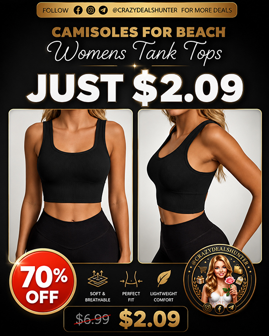 Womens Tank Tops Only $2.09 (Regularly $6.99)